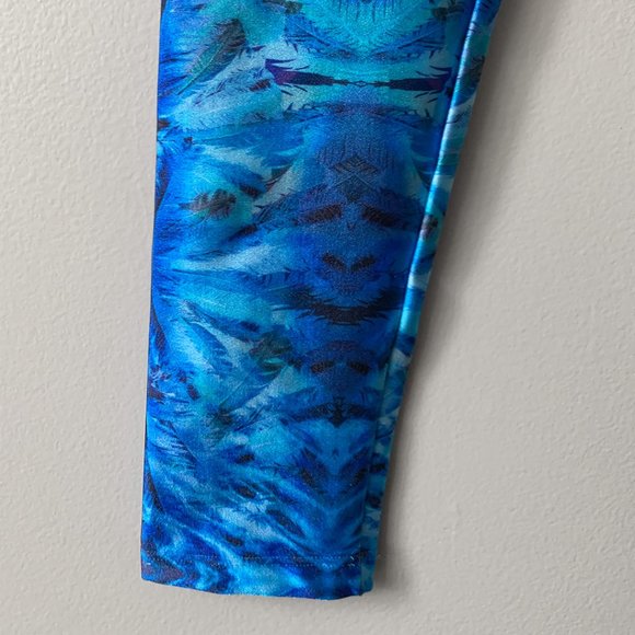 Track & Field Blue Athletic Workout Leggings NWOT - Picture 5 of 7